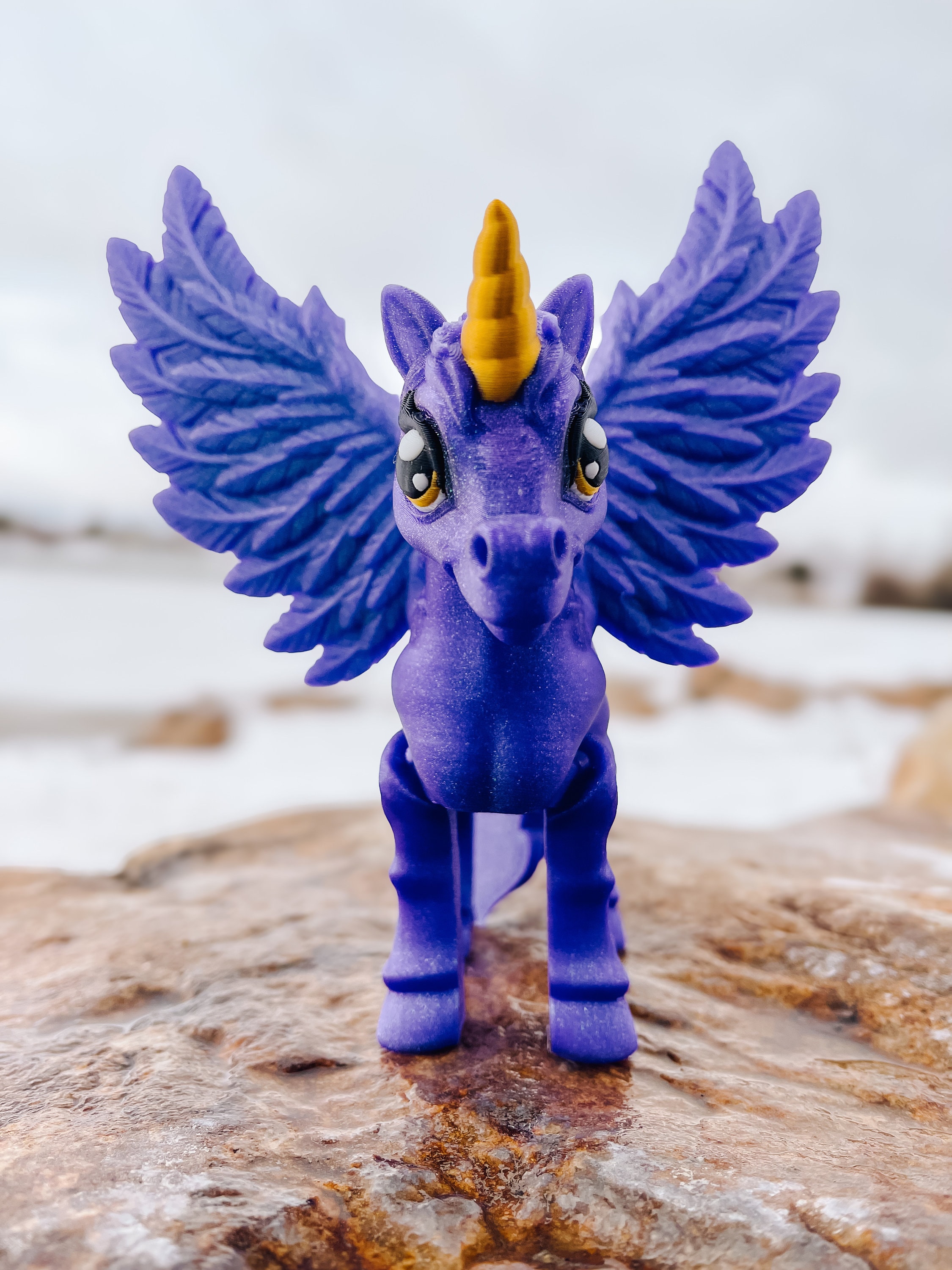 Unicorn Pegasus Figurine: Crescent City Jelly Jubilee Inspired Fan