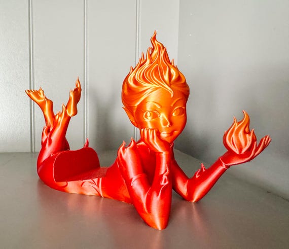 Fire Sprite Book Holder: Crescent City Inspired Book Stand - Etsy
