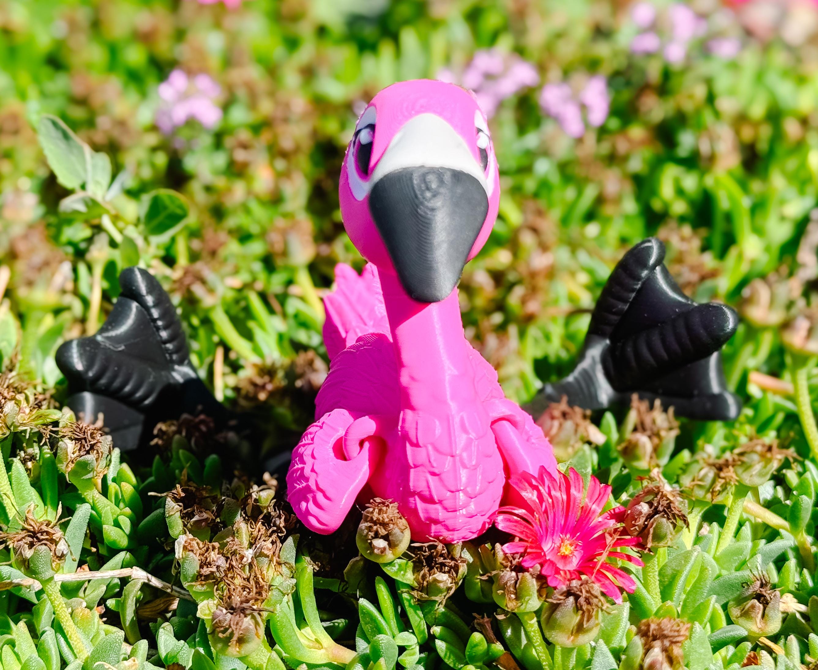 Pink Flamingo: Poseable Flexi Flamingo - Etsy
