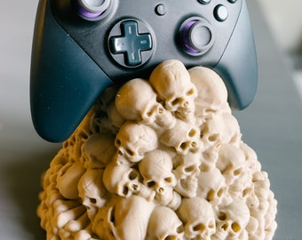 Supporto per controller di gioco Skull Stack: regalo per giocatori