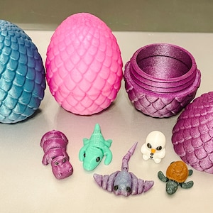 Mystery Mini Eggs: Surprise 3D Animals, Easter Gifts