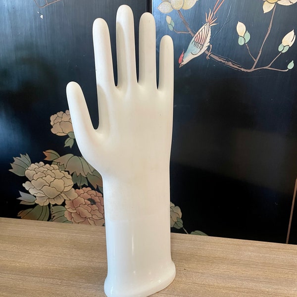 Vintage Rosenthal Technik porcelain glove mold 15”