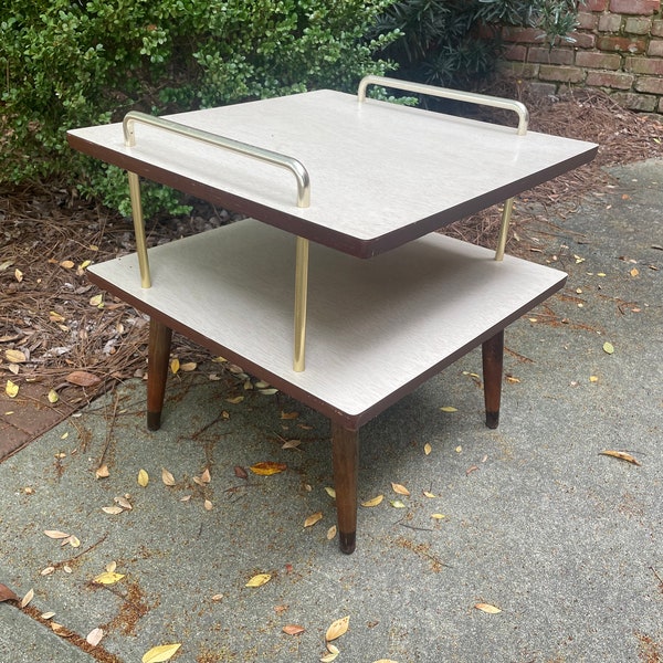 Mid Century Side Table - Etsy