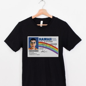 McLovin from Superbad T-shirt- Fake ID T-Shirt- McLovin Driver License ID Shirt- Unisex T-shirt