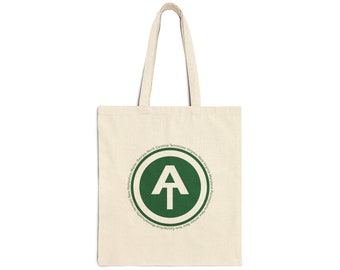 Appalachian Trail Cotton Canvas Tote Bag | Thru Hiking Tote Bag | AT Backpacking
