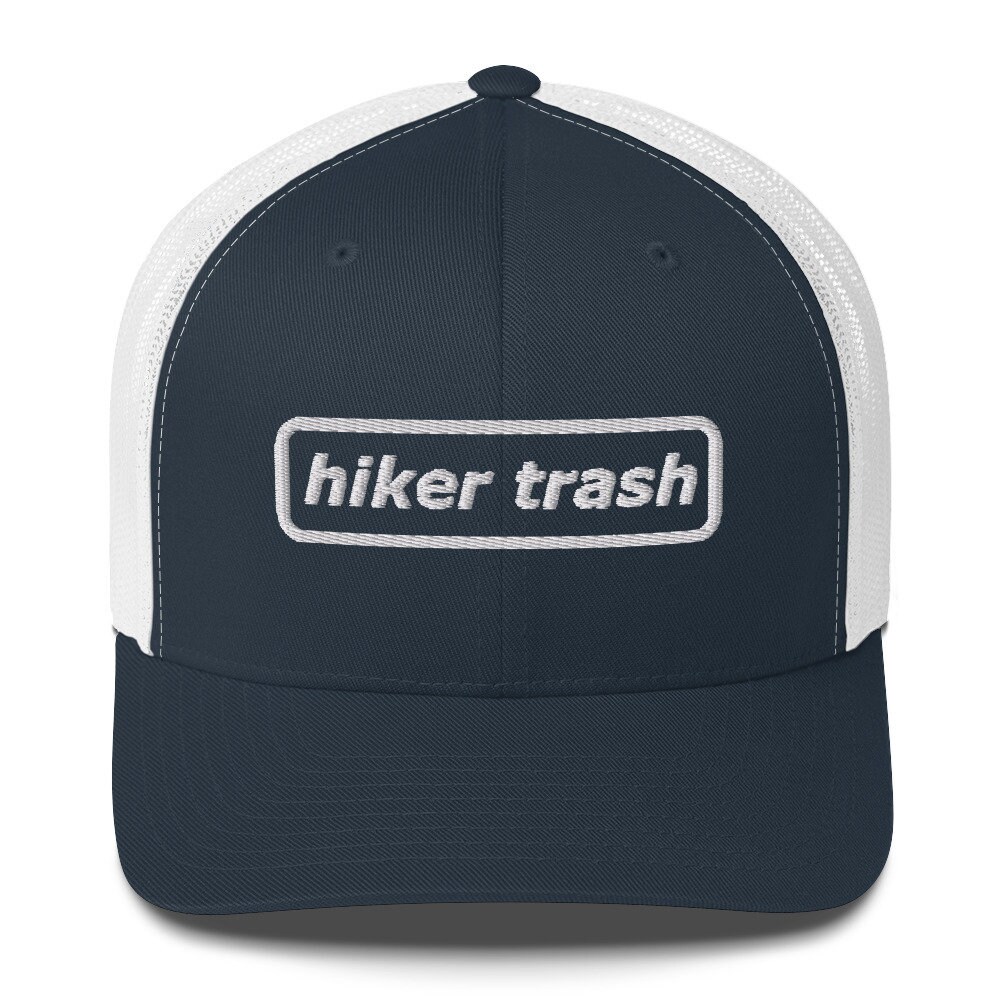Hiker Trash Trucker Cap | Thru Hiker Trucker Hat | Mesh Back