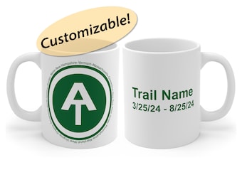Custom Trail Name and Hike Date Appalachian Trail Mug