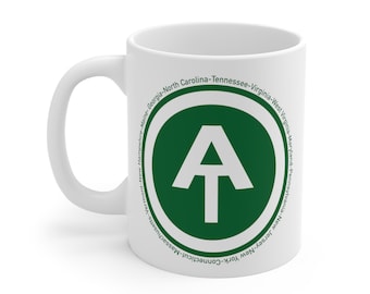 Nobo Appalachian Trail Mug 11oz | AT Thru Hike | East Coast Hiking, Backpacking | NOBO Thru Hike