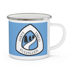 Thru Hiker Backpacker Enamel Camping Mug