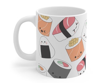 Sushi Mug 11oz | Kawaii Sushi