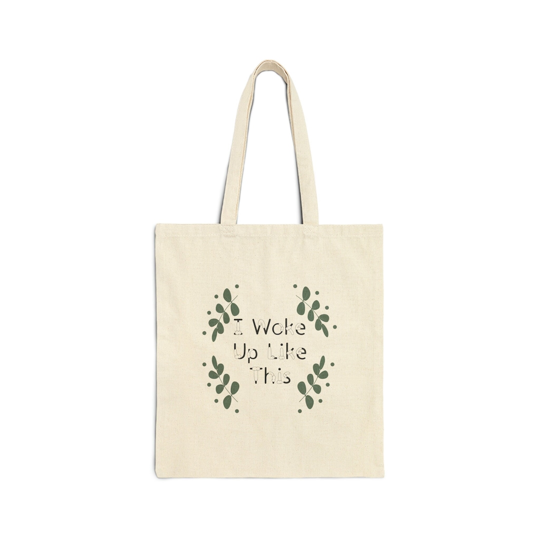 i-woke-up-like-this-penis-font-cotton-canvas-tote-bag-etsy