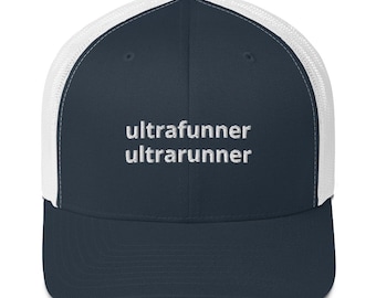 Ultrarunner Trucker Cap | Trail Runner Hat | Ultramarathon Cap