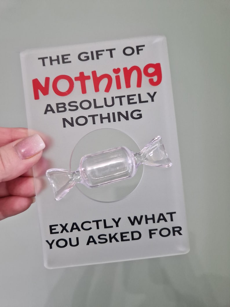 a nothing gift