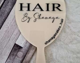 Hair Salon Photo Prop: Custom Face Shield, Hair Business Advertising
