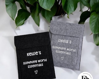 Personalized Felt Weight Loss Folder: Slimming Book Document Holder