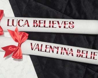 Personalised Christmas Eve Glow Stick, Christmas Box Gift