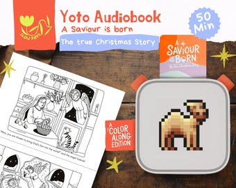 Yoto Audiobook: A Savior is Born Christmas Story & Coloring Book (Digital Download)