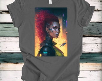 Cyberpunk Flame T-Shirt | Unisex