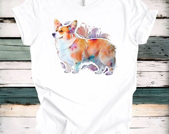 Colorful Corgi T-Shirt | Unisex