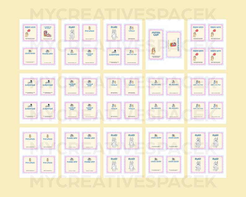 Bluey Party Favors Printable Bluey - Il 794xN.4877613010 659s 