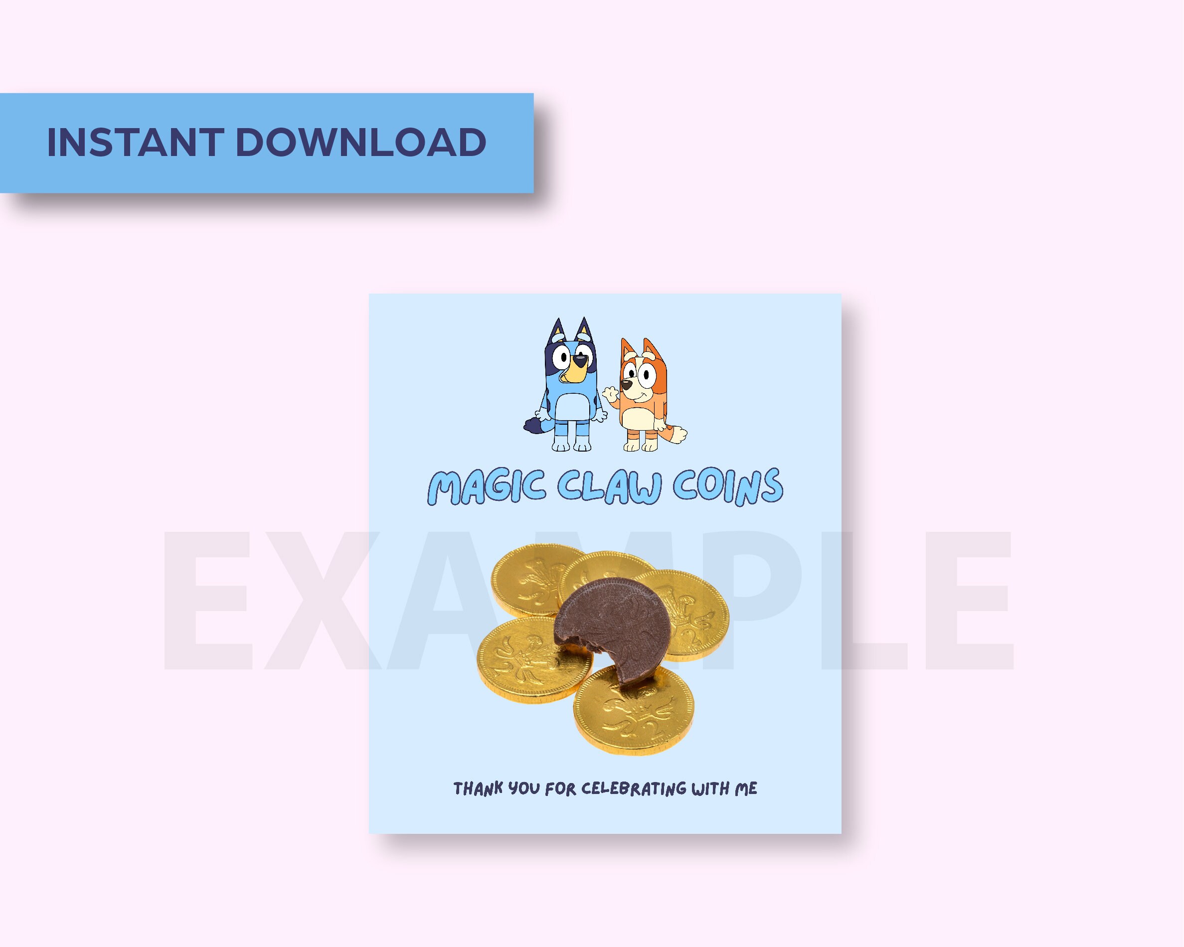 Bluey Party Favors Printable Bluey Party Favors Bluey - Etsy Singapore