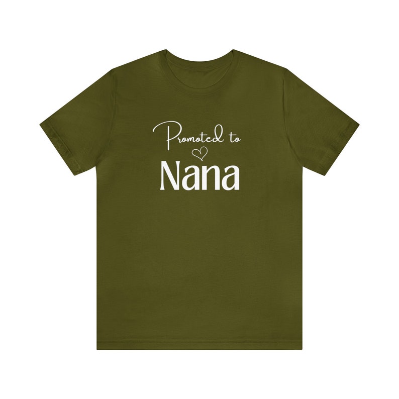 Promu en T-shirt Nana, Cadeau Nana, T-shirt unisexe à manches courtes en jersey image 9