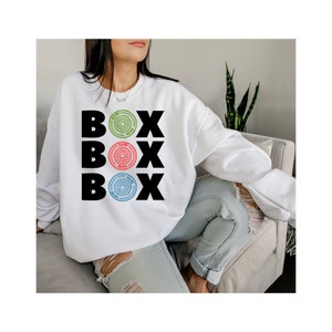 Box Box Box sweatshirt, F1 crewneck, Pit lane sweater, Race Day Crewneck, Formula 1 Fan
