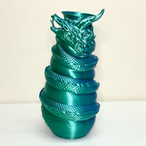 Dragon Wrapped Vase