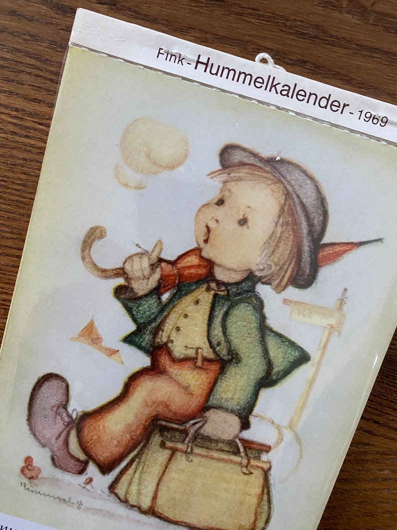 Vintage Hummel Children Postcards From 1969 Calendar Etsy