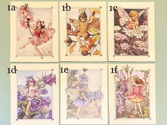 Vintage Flower Fairy Postcards From Cicely Mary Barker ***choose