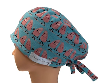 Breathe Easy Tie Back  Scrub Cap