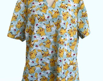 Catch em  Scrub Top