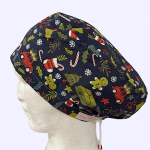 Christmas Prep Scrub Cap