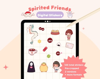 Cute Japanese Anime Planner Stickers / GoodNotes, Notability / PNG / Printable / Kawaii Notebook Journal Stickers  (Digital Download)