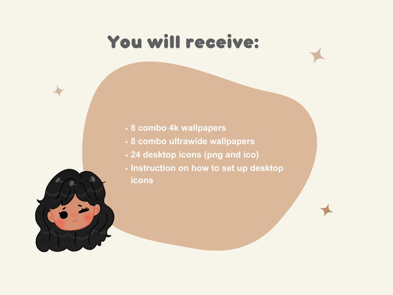 Lindos fondos de pantalla y íconos de gato para escritorio, tema de libro / MAC OS / PC con Windows / Android / iPhone / Estética japonesa / Kawaii / Organizador de fondos de pantalla imagen 9