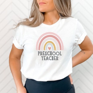 Preschool Teacher Shirt, Teacher Appreciation Gift, Daycare Provider Gift, Childcare Provider Gift, Teacher Tshirt, Gift for Teacher