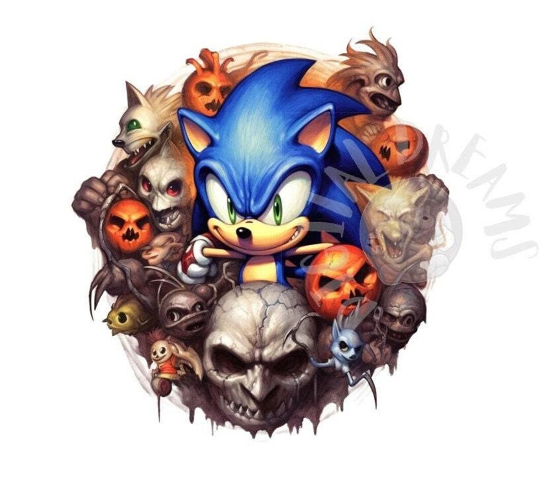 SONIC 3 HYPE — Halloween sketches featuring Movie!Sonic 🦔🎃👻