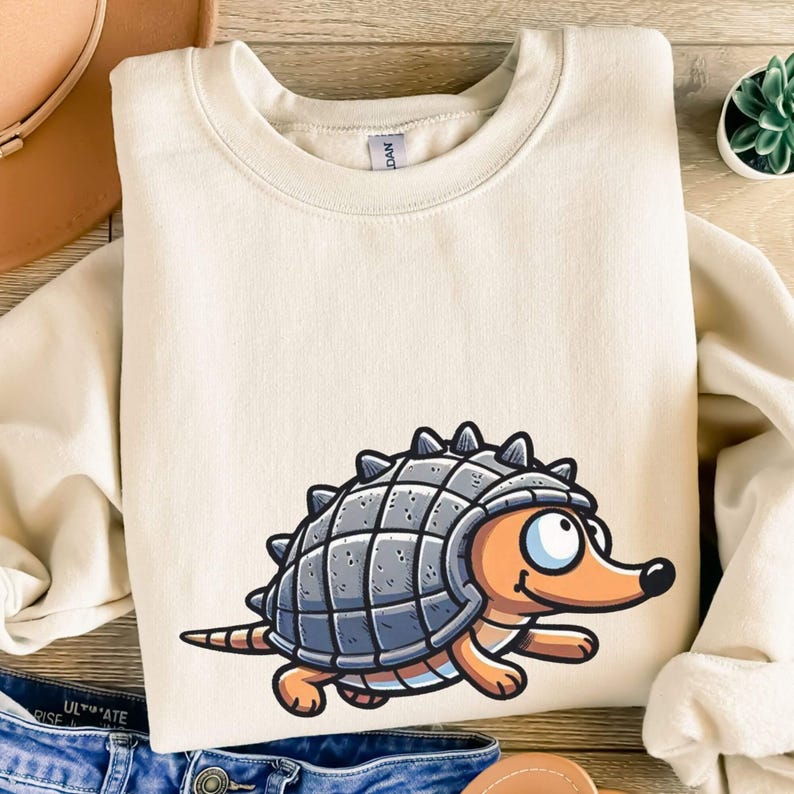 Funny Armadillo Tshirt, Animal Solidarity Tshirt, Unisex Tshirt