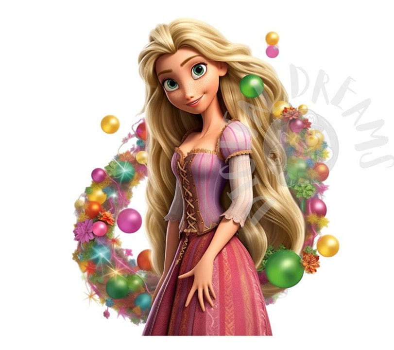 Rapunzel Christmas Printable