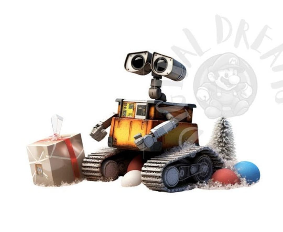 Set of 8 Christmas Walle Digital Images for Printing Etsy
