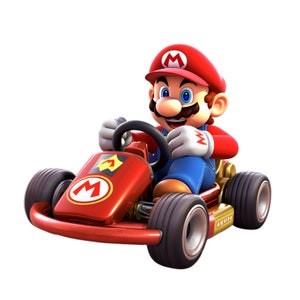 Set of 11 Mario Kart Images for Printing, T-shirts, Posters, and More ...