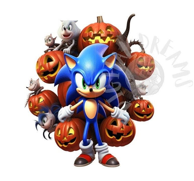 SONIC 3 HYPE — Halloween sketches featuring Movie!Sonic 🦔🎃👻