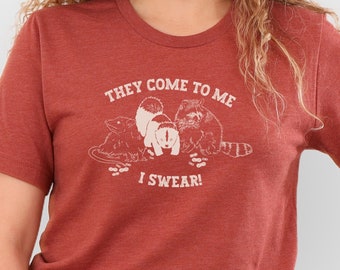 T-shirt Raccoon Mama: T-shirt Wildlife Rescue