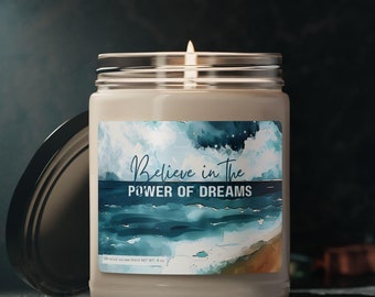 Vela de soja perfumada Believe in Dreams - 250 ml, regalo de aromaterapia