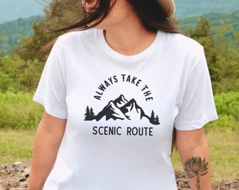 Scenic Route Graphic T-Shirt - Adventure Tee