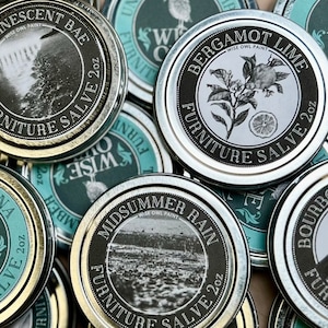 Wise Owl Furniture Salve or Wise Owl Salve Brush Bundle, Leather Salve for Furniture, Wise Owl Salve for Drawers, Wise Owl Salve and Brush