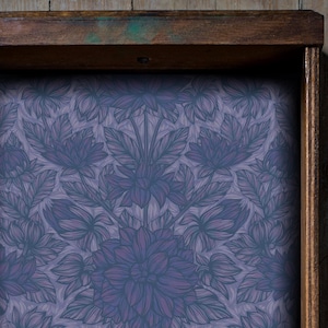 Dark Blue Floral Drawer liner Peel and Stick fabric drawer liner for furniture floral shelf liner peel and stick contact paper for drawers