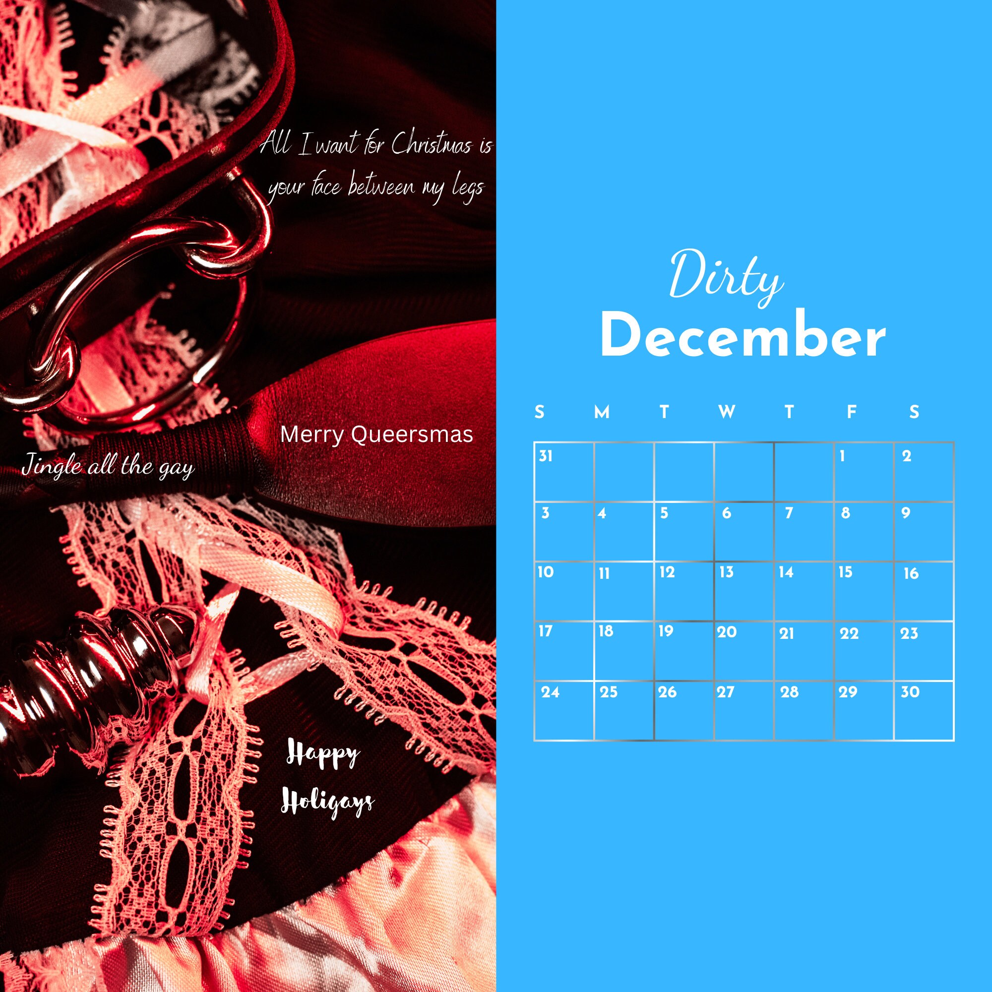 The Lesbian Calendar Of The Year Etsy