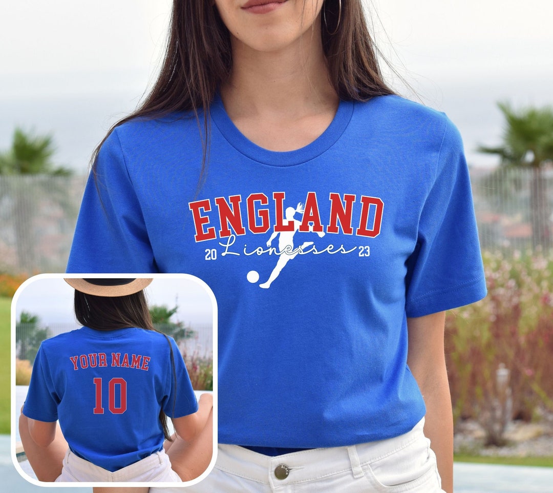 Personalised England Lionesses 2023 Tshirt Women's Etsy Canada