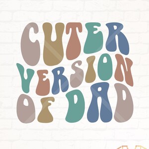 Niedlichere Version von Papa png, süßere Version von Papa svg, Papas mini me png, Papas mini me svg, Papas Zwilling, Cricut geschnitten Datei, digitaler download
